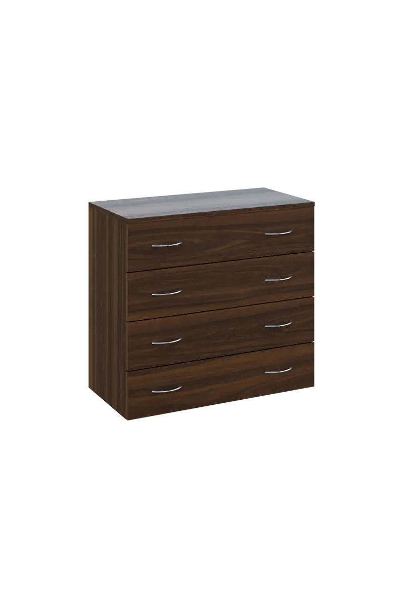 N 2 - 84Z kancelářská skříň, 4-zásuvková, 750x800x400, ořech královský